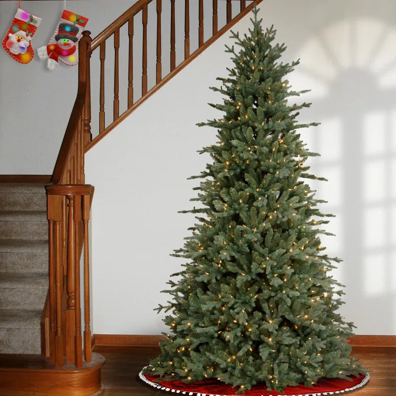 Buckingham Artificial Spruce Christmas Tree with Lights | Wayfair North America