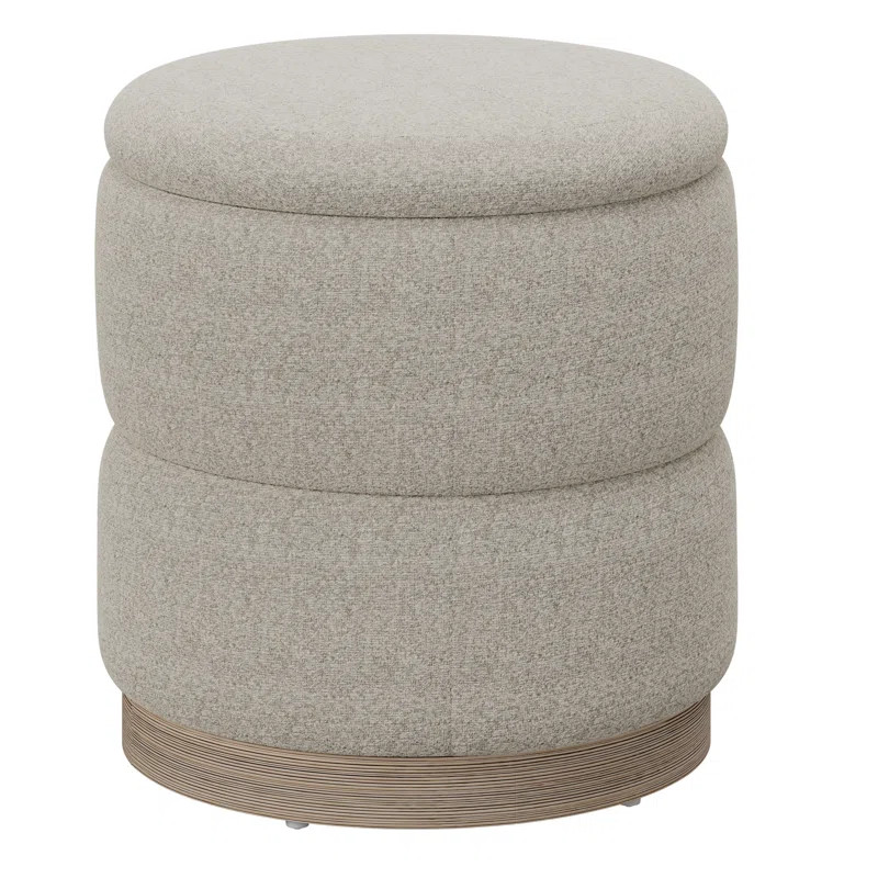 Upholstered Storage Ottoman with Reversable Lid | Wayfair North America