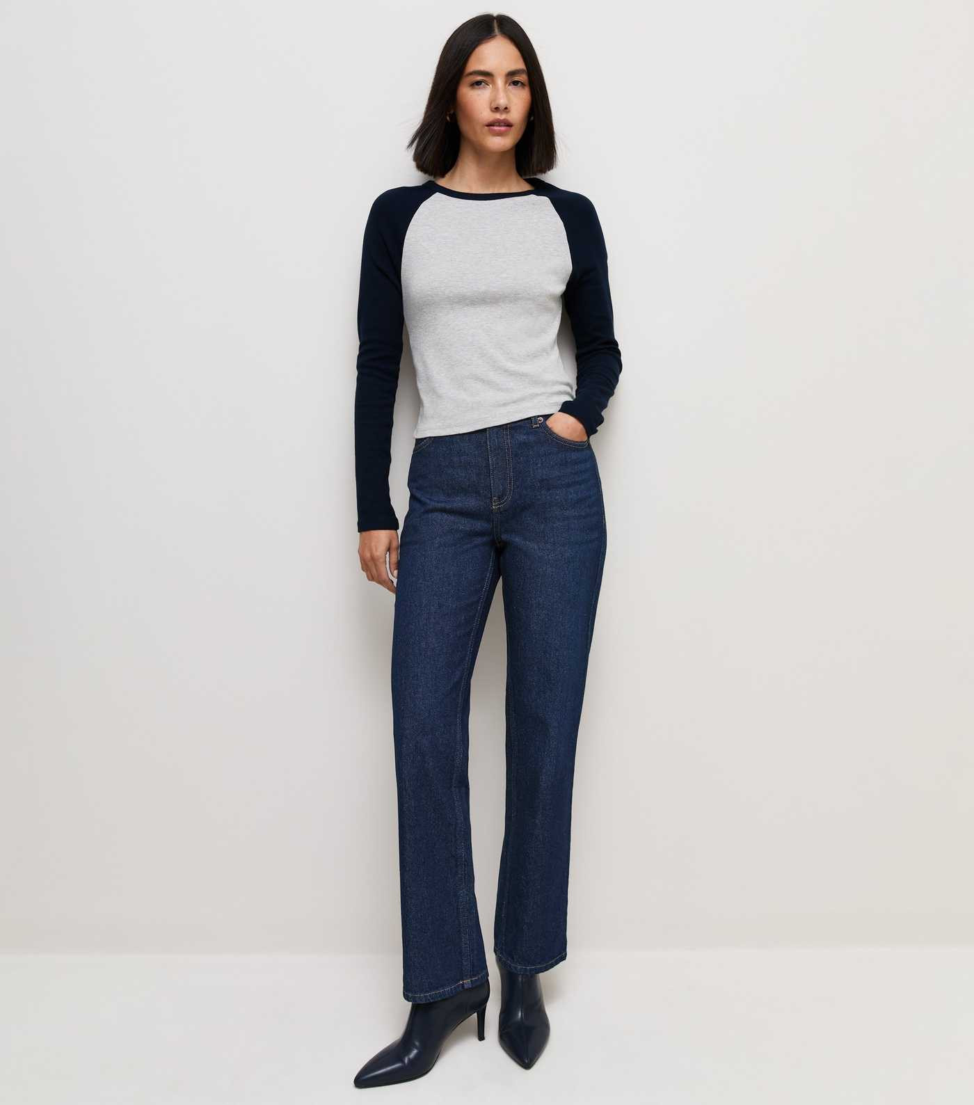 Indigo Wash Anica Straight Jeans | New Look | New Look (UK)