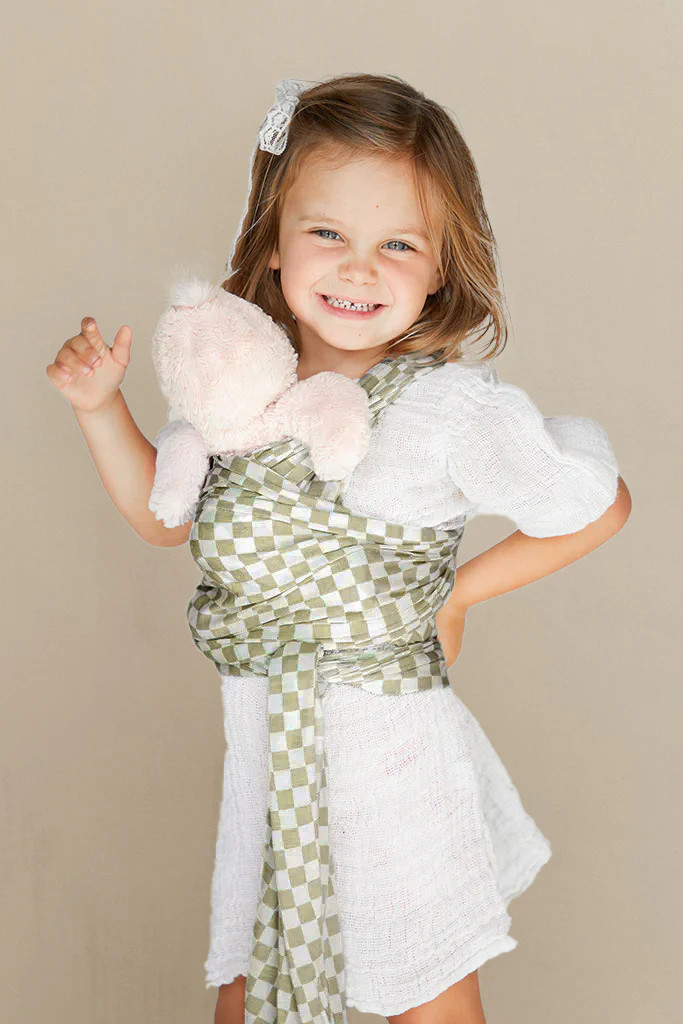 Sage Chequer Solly Dolly | Solly Baby