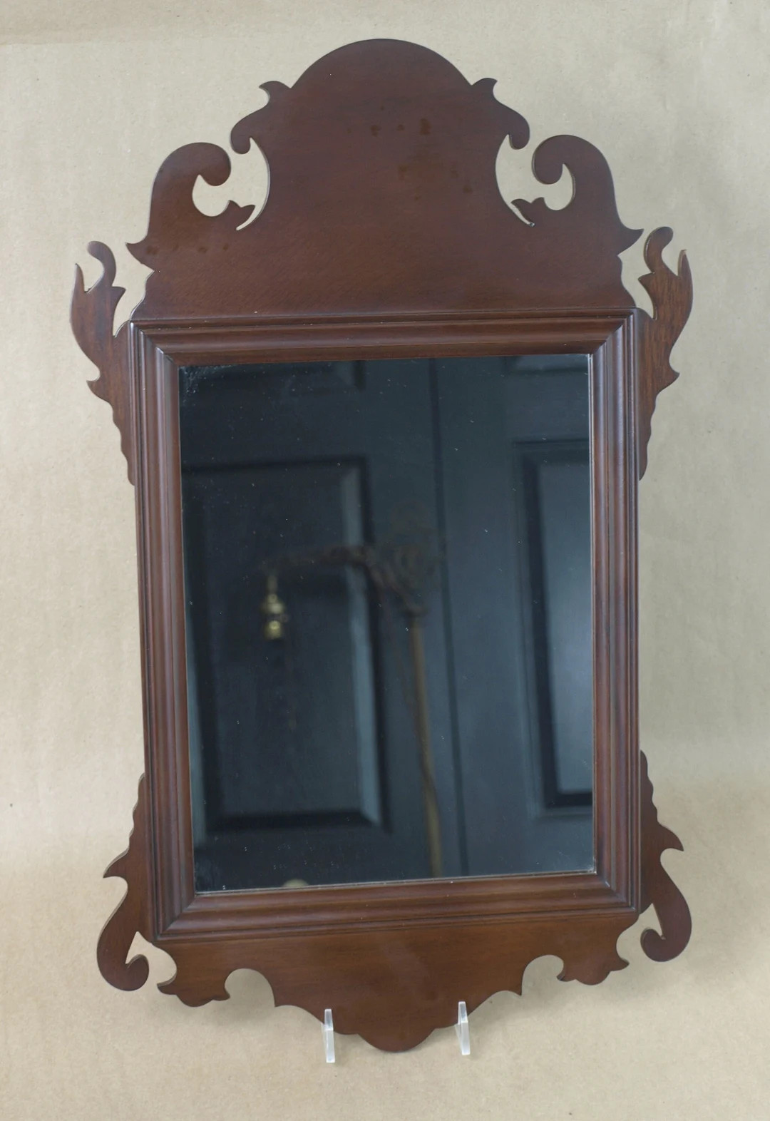 Vintage williamsburg Restoration Wood Framed Wall Mirror Circa 1980's 19.25 Long by 11.5 Wide Ver... | Etsy (US)