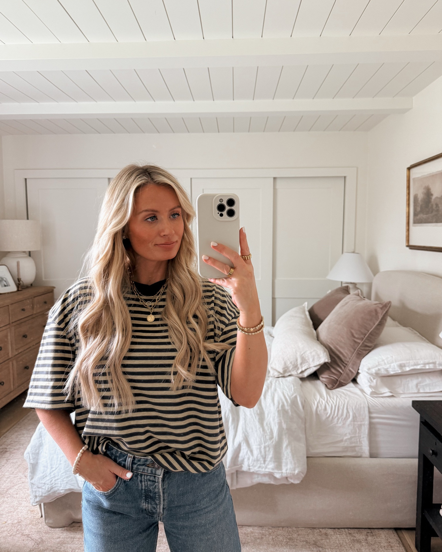 Casual summer outfit. Love this Amazon shirt!
Shirt: small
Jeans: 25

#LTKSaleAlert #LTKootd