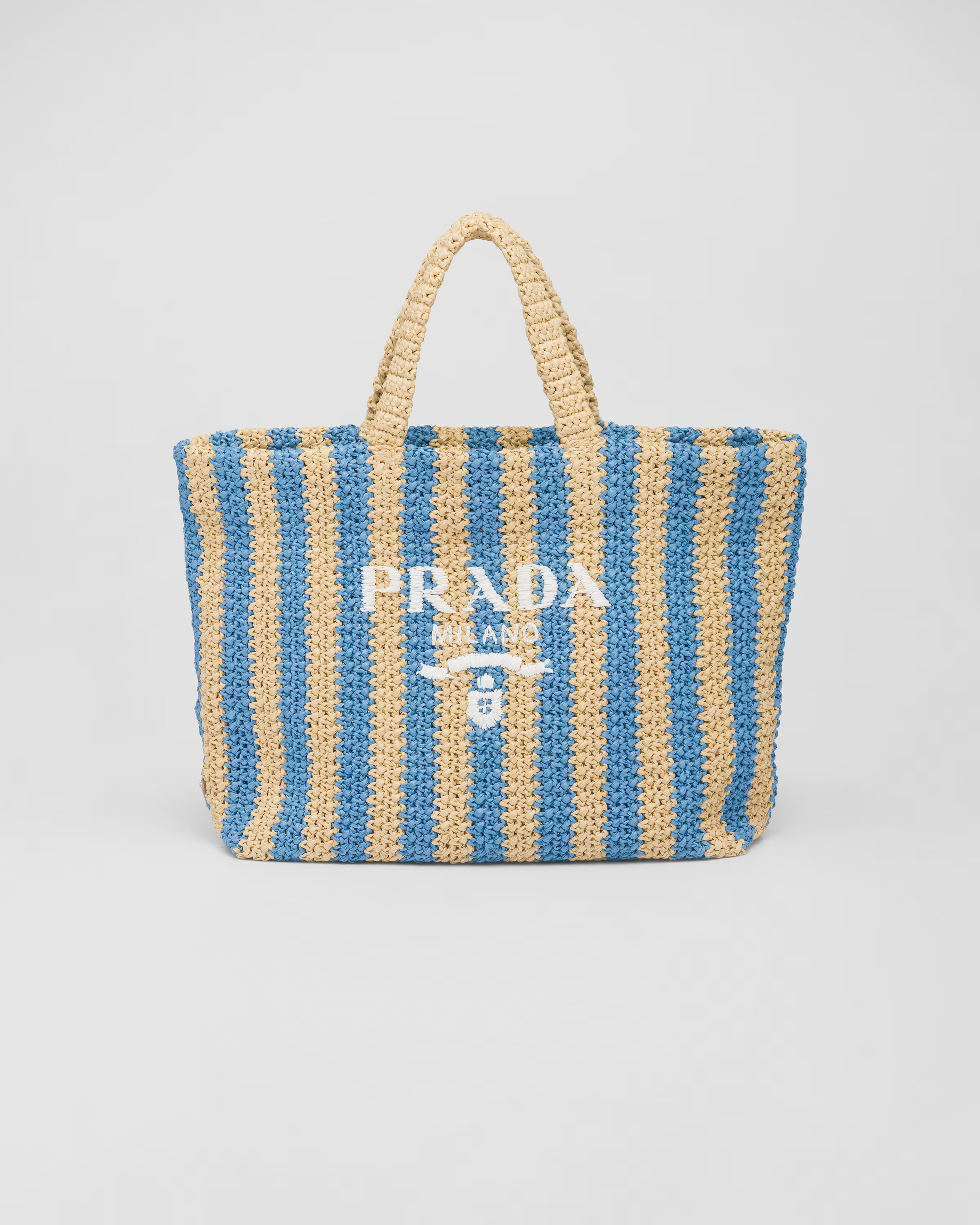 Large crochet tote bag | Prada Spa US