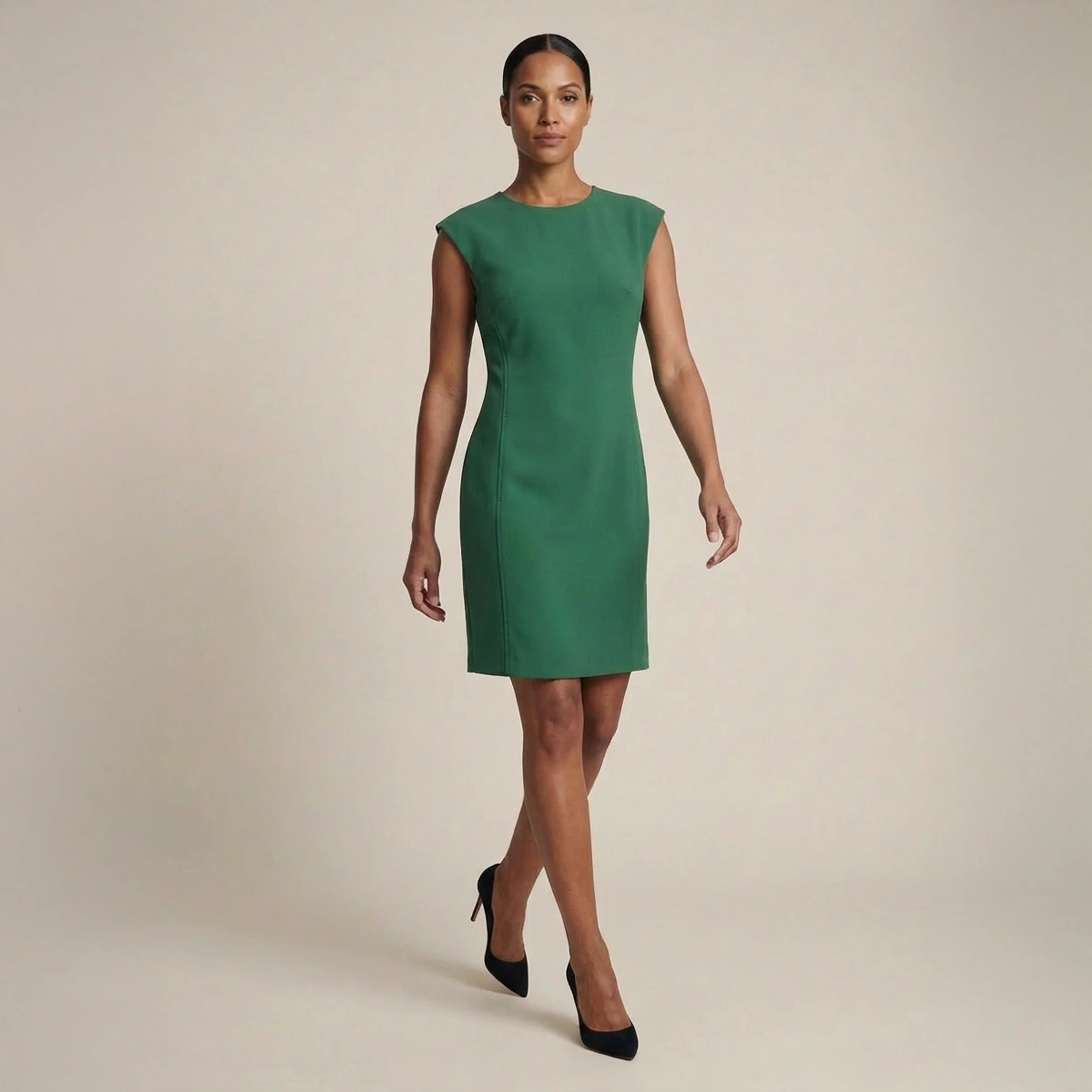 Maaza Dress - OrigamiTech :: Viridian | MM LaFleur