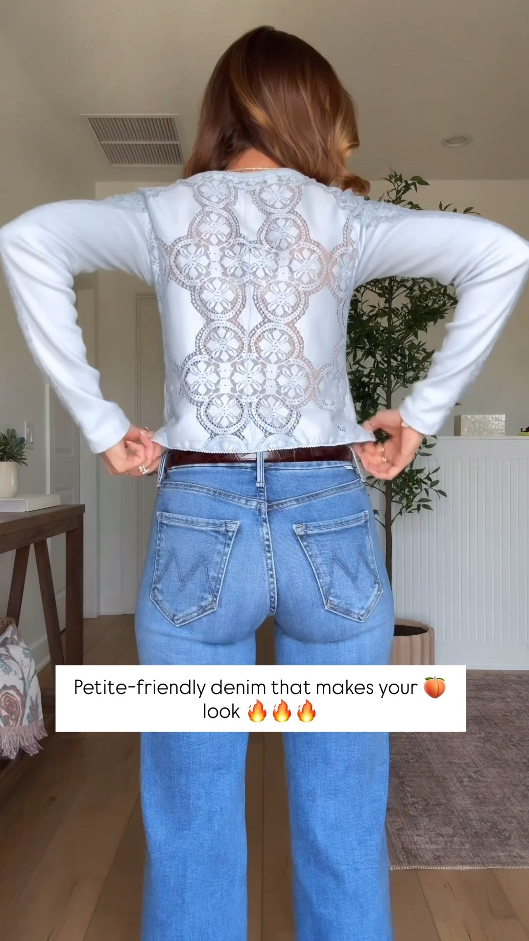 New Mother petite wide leg jeans in 24! Comes in regular length too. So stretchy and won’t lose shape! Free People top in XS. Spring outfit. Spring style. 

#LTKmorningroutine #LTKfitnessgoals #LTKootd