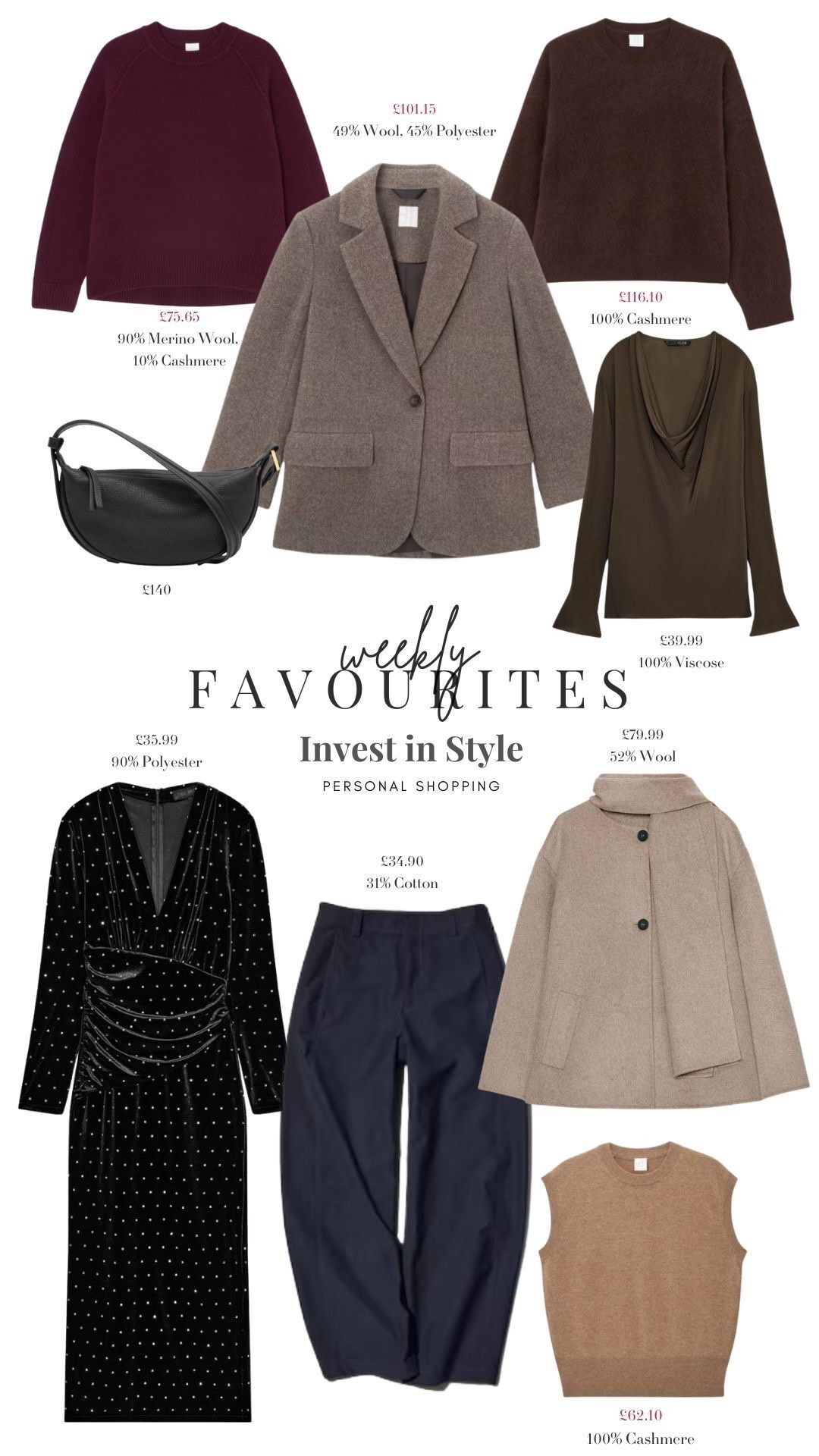 Weekly Favourites!✨

Wardrobe Staples, Winter Style, Winter Fashion, Winter Essentials, Knitwear, John Lewis, Uniqlo Trousers, Partywear, Zara   

#LTKpartywear #LTKuk #LTKwinter