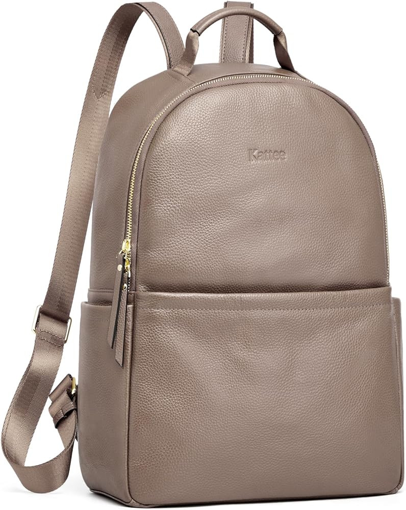Kattee Genuine Leather Backpack Purse for Women Antitheft Rucksack Soft Work Casual Daypack Fashi... | Amazon (US)
