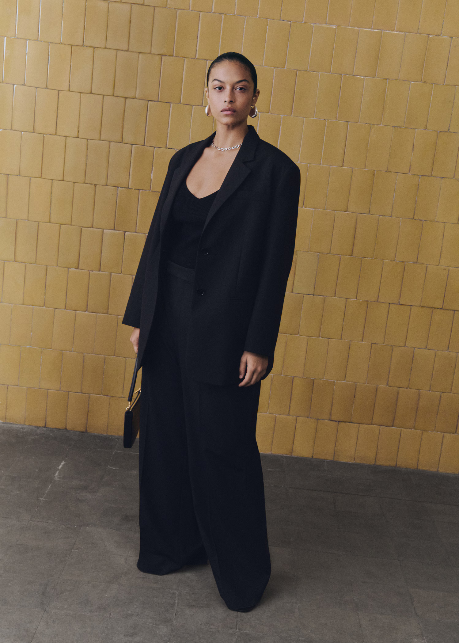 Suit blazer with buttons | MANGO (US)