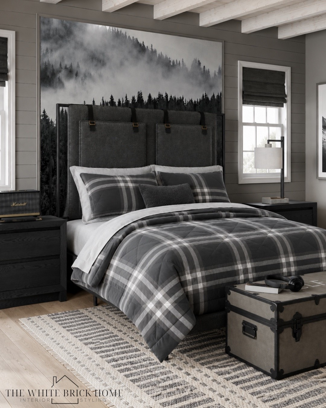 A moody mountain inspired bedroom retreat with layered textures, cozy plaid bedding, and elevated modern rustic charm for a teen boy. 
🖤🖤
Boys room, boys bedroom, boys room design, boys room decor, boys room bedding, boys room furniture, boys room design ideas, teen boy, teen boy bedroom, teen boy room design, mountain bedroom, mountain room, mountain bedroom design, boys room design, boys room decor, boys room design, boys room decor, boys room furniture, boys room theme, moody bedroom, mountain themed bedroom, boys room decor ideas, wayfair, pottery barn teen, Etsy

#LTKHome #LTKKids #LTKSaleAlert