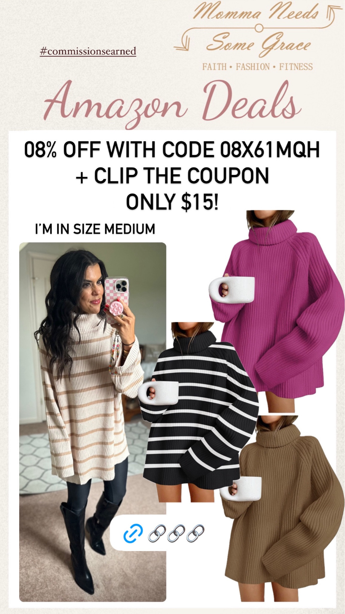 Great oversized sweater! On promo until 9/14! I’m in a medium 

#LTKSaleAlert #LTKFallSale #LTKFindsUnder100