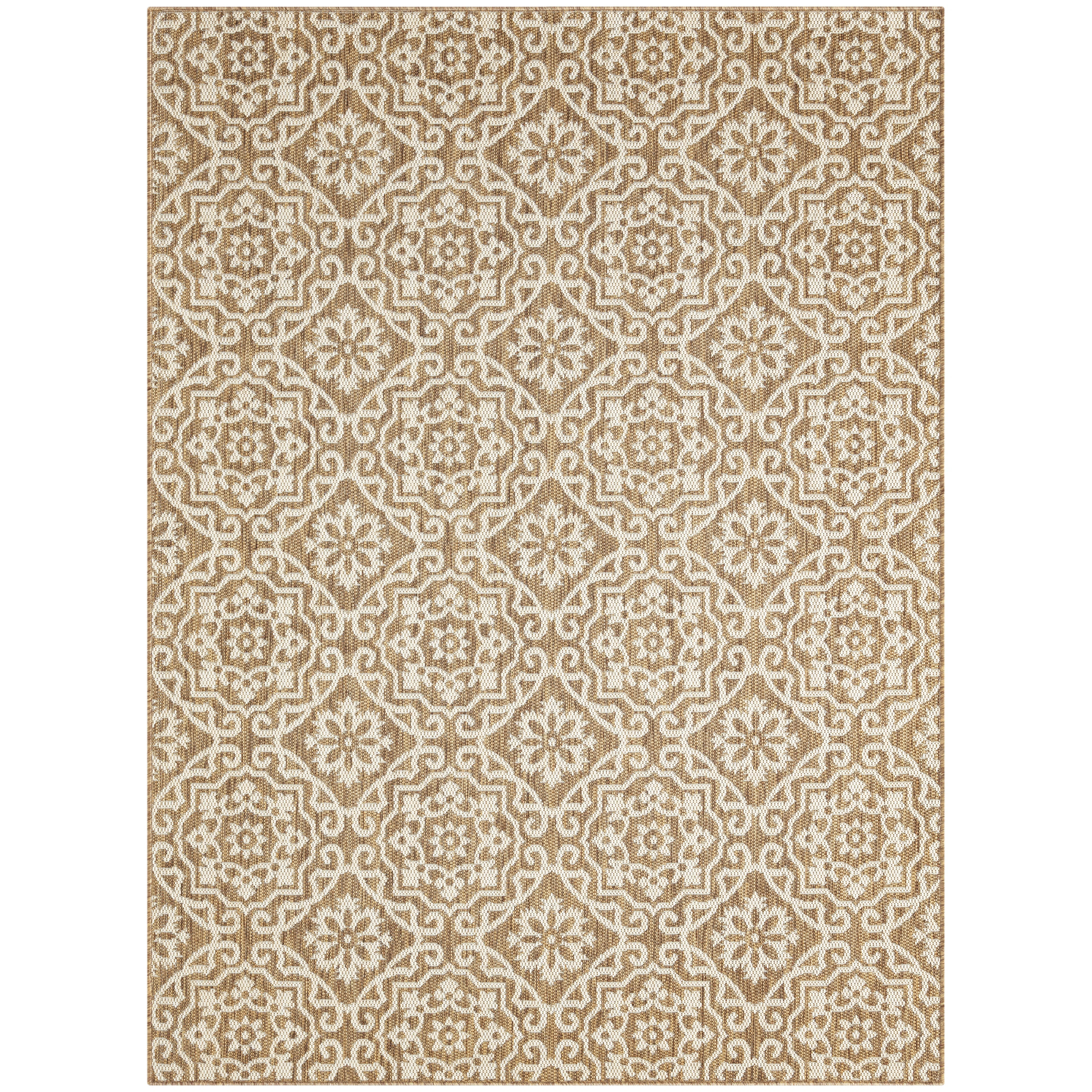 Nicole Miller New York Patio Country Danica Geometric Indoor/Outdoor Area Rug | Wayfair North America