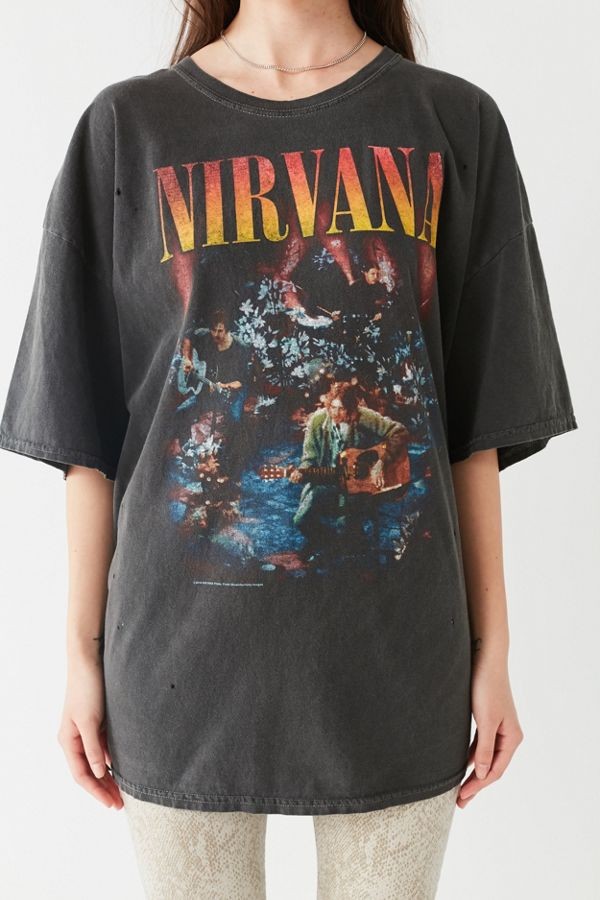 Nirvana Unplugged T-Shirt Dress | Urban Outfitters (US and RoW)