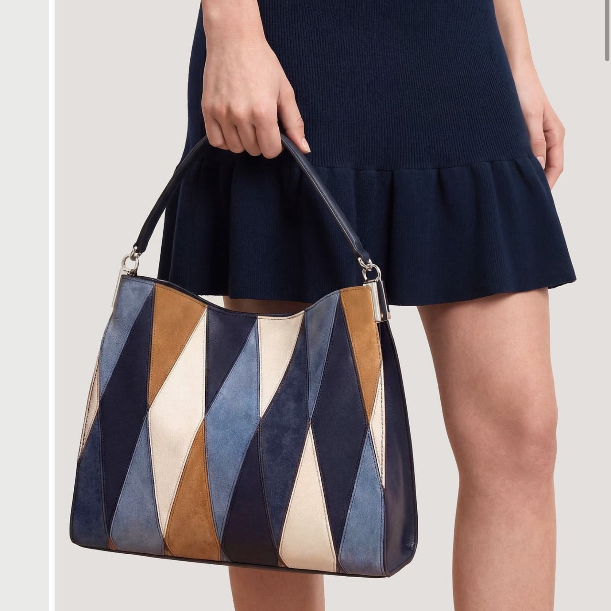 One word: cute ☺️ 

Handbag, top handle bag, denim purse, patchwork 

#LTKSeasonal #LTKootd #LTKWorkwear