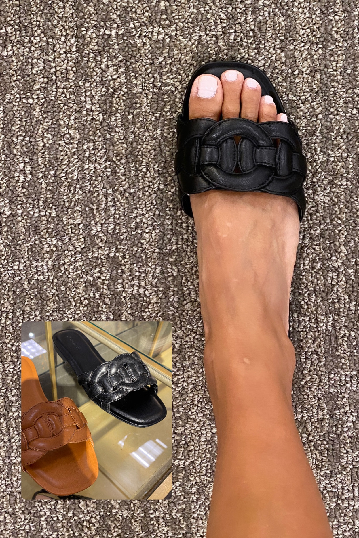 Slide sandal. Simple chic design. True to size  

#LTKshoecrush #LTKtravel #LTKunder100