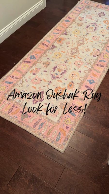 Amazon look for less Oushak rug
Runner 
Area rug #amazonhome #home #rug 

#LTKhome #LTKsalealert #LTKstyletip