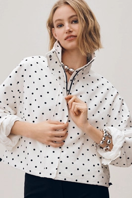 RAISONNEL Polka Dot Bomber Jacket | Anthropologie (US)