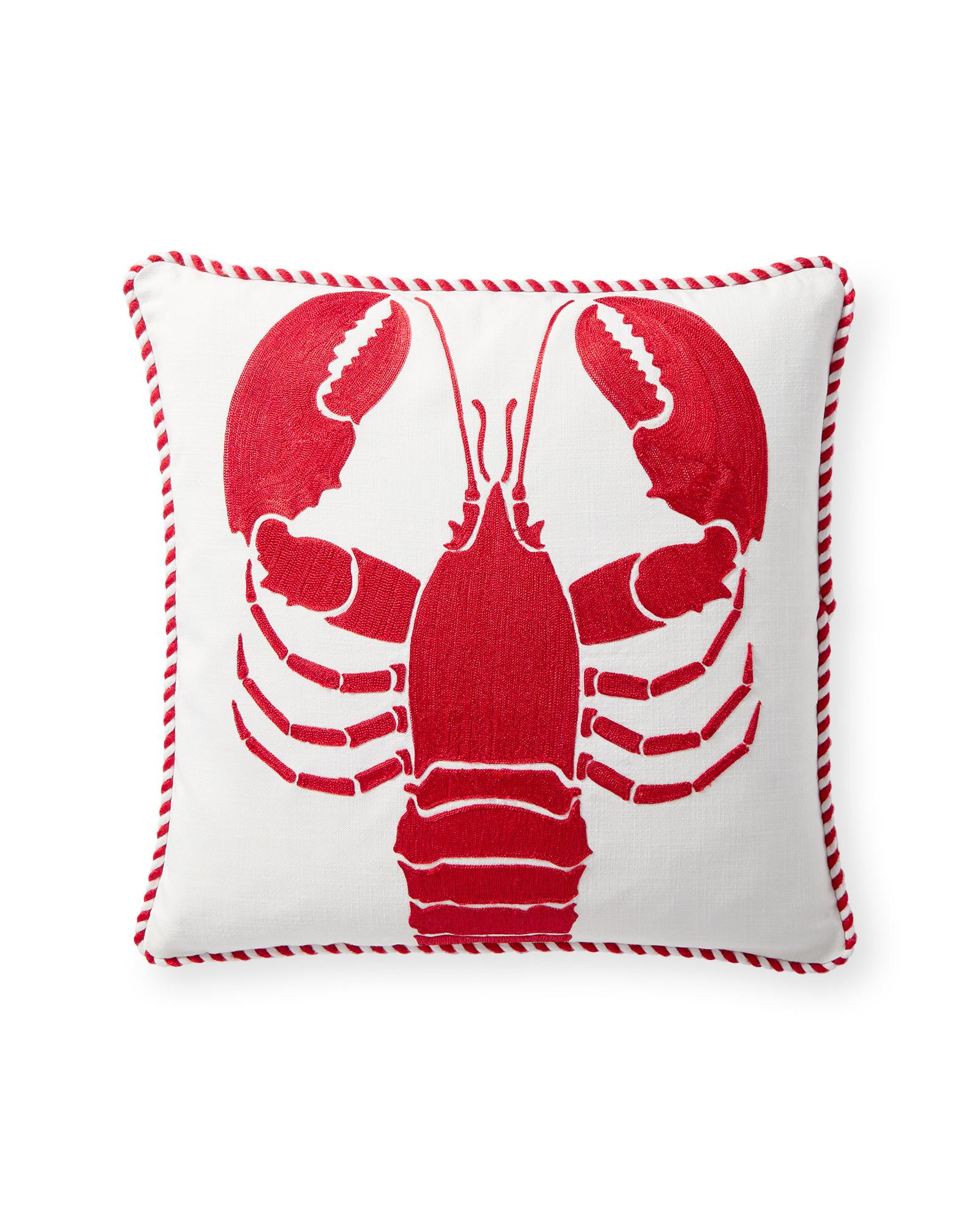 Embroidered Icon Outdoor Pillow Cover | Serena and Lily
