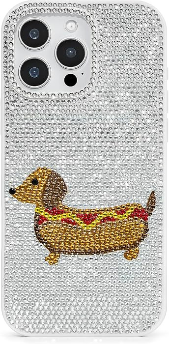 JW PEI Dachshund Hot Dog Phone Case - White | Amazon (US)