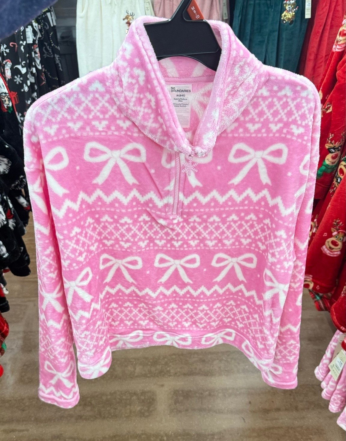 No Boundaries Plush Quarter-Zip Mock Neck Top (Women’s)

This plush quarter-zip Christmas top is cozy, soft, and perfect for casual holiday outfits. Easy to style with leggings or jeans for Christmas errands, lounging, or relaxed holiday gatherings.

#LTKFindsUnder50 #LTKPlusSize #LTKMidsize