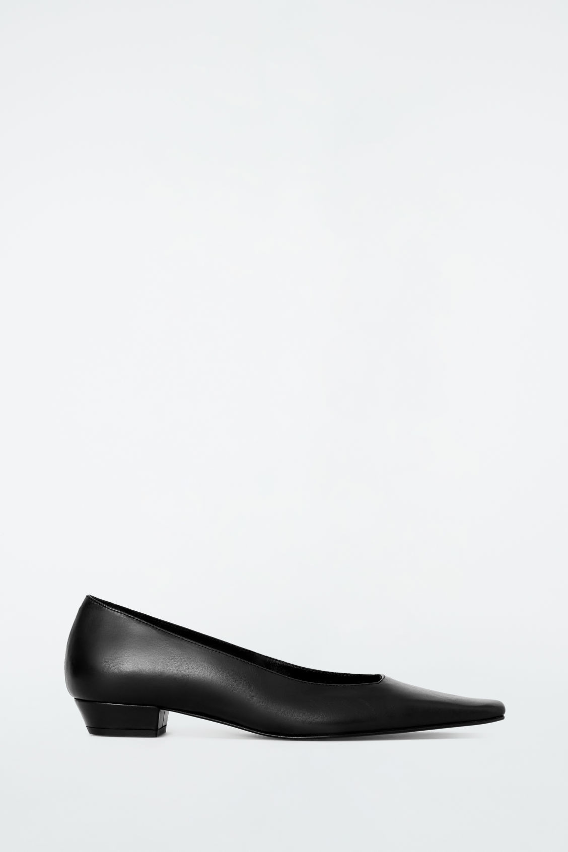 SQUARE-TOE LEATHER COURT SHOES | COS (US)