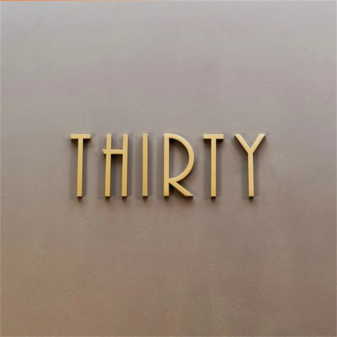 Custom Metal Letters Logo Custom Logo Stainless Steel Laser Cut Signboard Brushed Metal Logo Rece... | Etsy (US)