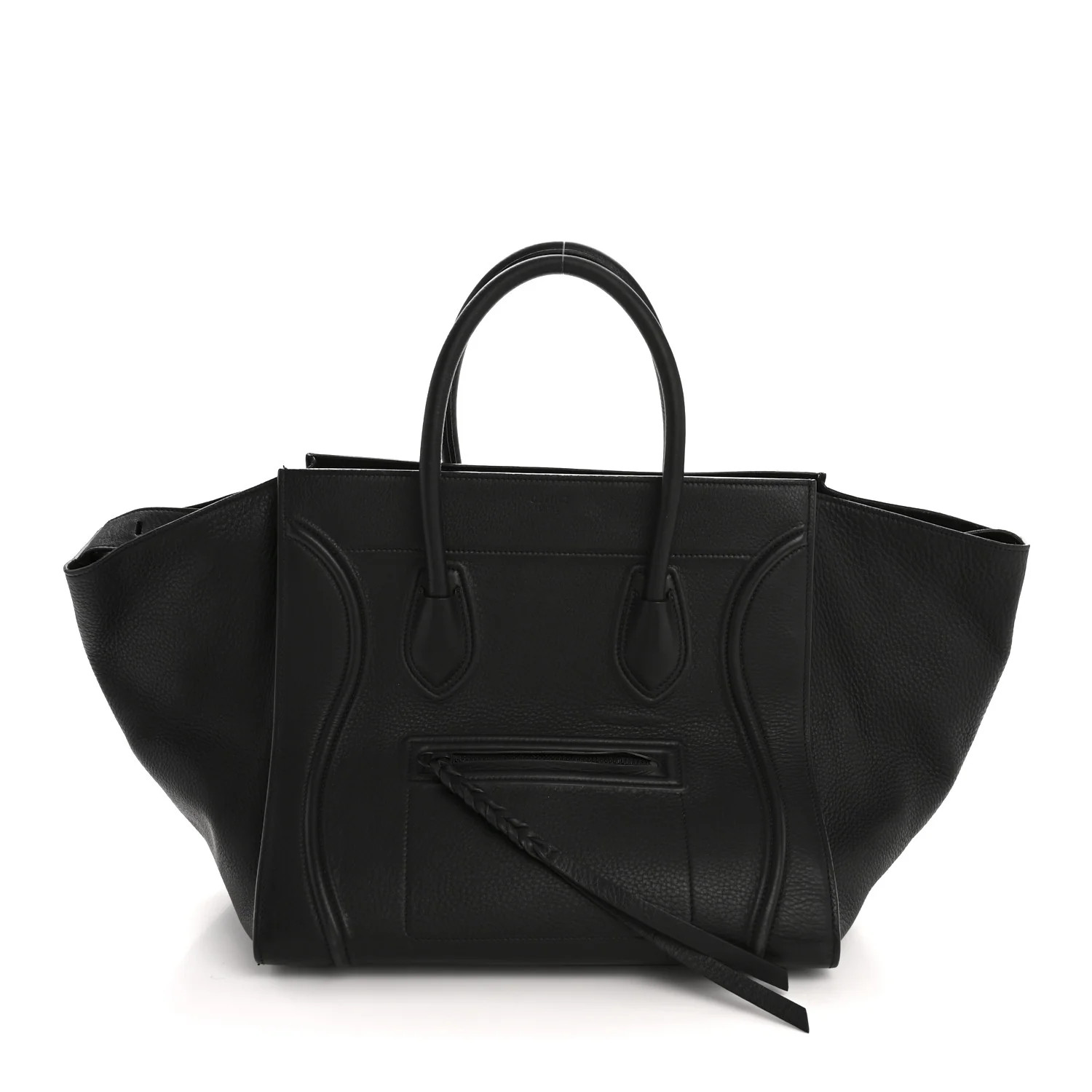 Grained Calfskin Medium Phantom Luggage Black | FASHIONPHILE (US)