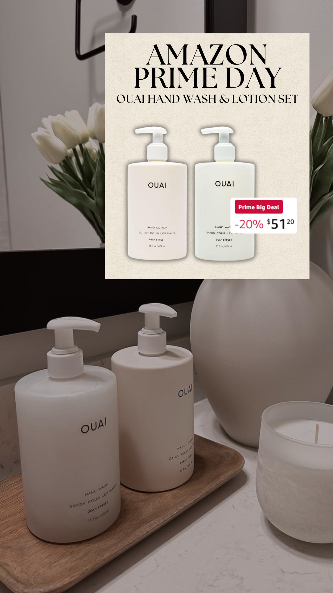 OUAI Hand Wash & Lotion set is 20% off for Amazon Prime Day!!

sale alert, watchnow, amazon sale finds, amazon sale week, amazon deals week, amazon week deals, amazon week finds, amanda west 

 #LTKSaleAlert #LTKFindsUnder100 #LTKBeauty