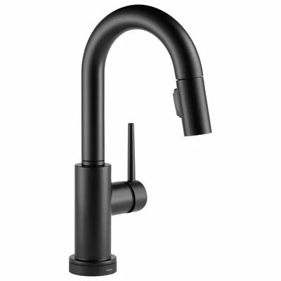 Trinsic Kitchen Touchless Single Handle Pull Down Bar Faucet | Wayfair North America
