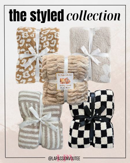 Wrap yourself in luxury this spring with The Styled Collection Blankets. Elevate your home comfort with exquisite range of cozy throws, designed to add warmth and style to any space. Don't miss out on exclusive spring sale offers! Embrace comfort, embrace style. 

#LTKsalealert #LTKhome #LTKSpringSale