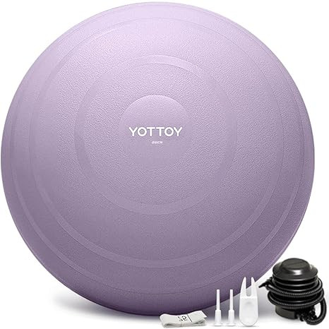 YOTTOY Anti-Burst Exercise Ball for Working Out, Yoga & Pregnancy, Extra Thick Workout Ball for P... | Amazon (US)