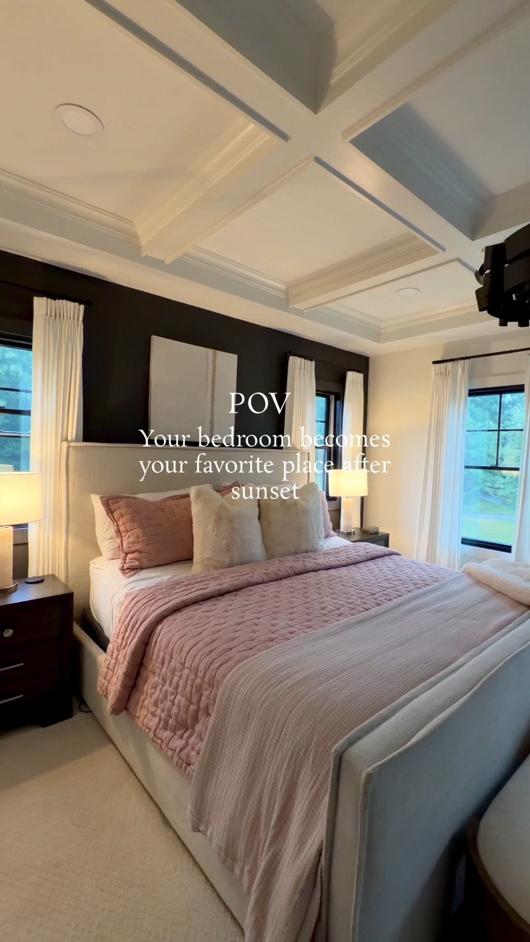 Cozy evening spring bedroom views.

#LTKHome #LTKSeasonal