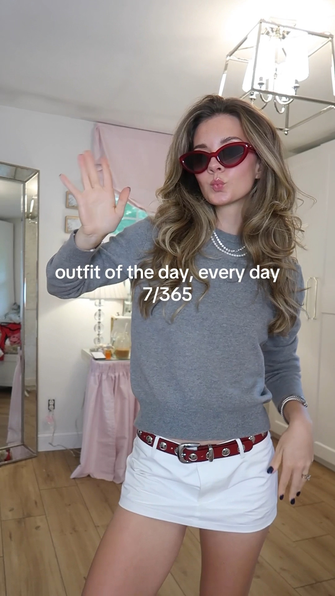 The sweater is secondhand polo cashmere but I linked similar! Necklaces are old no longer sold Kendra Scott 🫶🏻 my loafers are thrifted Eastland brand but I linked similar!

got the skort in an XS - I originally ordered the small but it def runs big so would size down! 

#LTKVideo #LTKSeasonal #LTKFindsUnder100