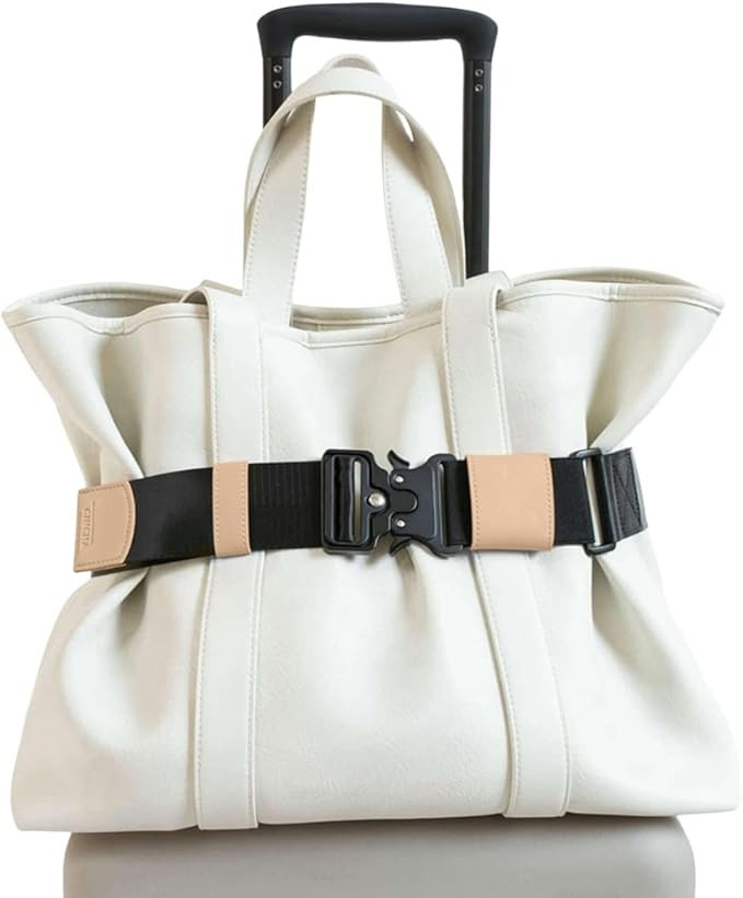 Cincha Travel Belt for Luggage - Stylish & Adjustable Add a Bag Luggage Strap for Carry On Bag - ... | Amazon (US)