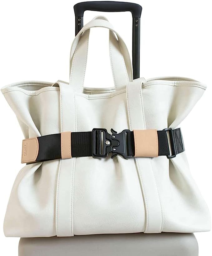 Cincha Travel Belt for Luggage - Stylish & Adjustable Add a Bag Luggage Strap for Carry On Bag - ... | Amazon (US)