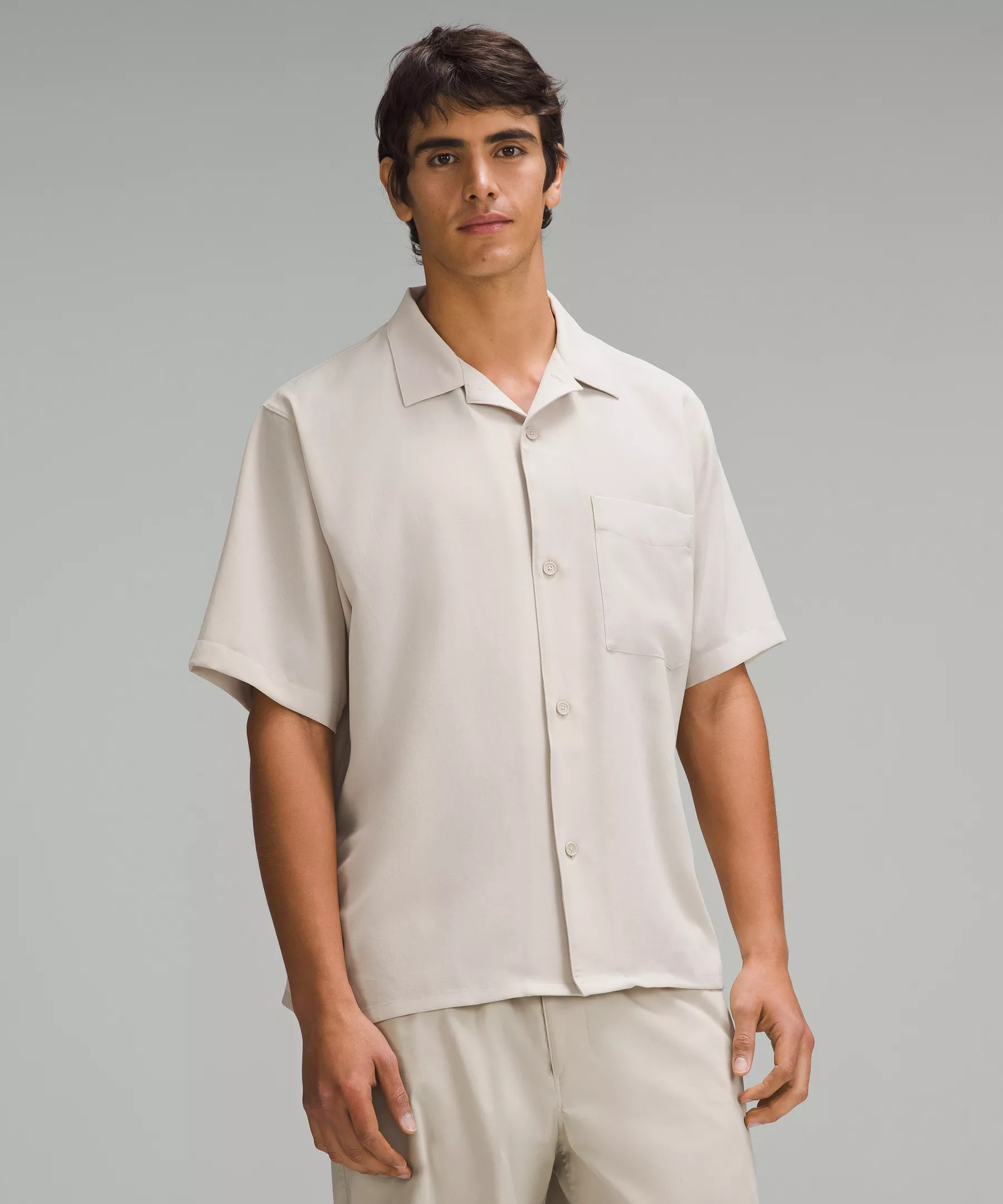 Lightweight Camp Collar Button-Up Shirt | Men's Short Sleeve Shirts & Tee's | lululemon | Lululemon (US)