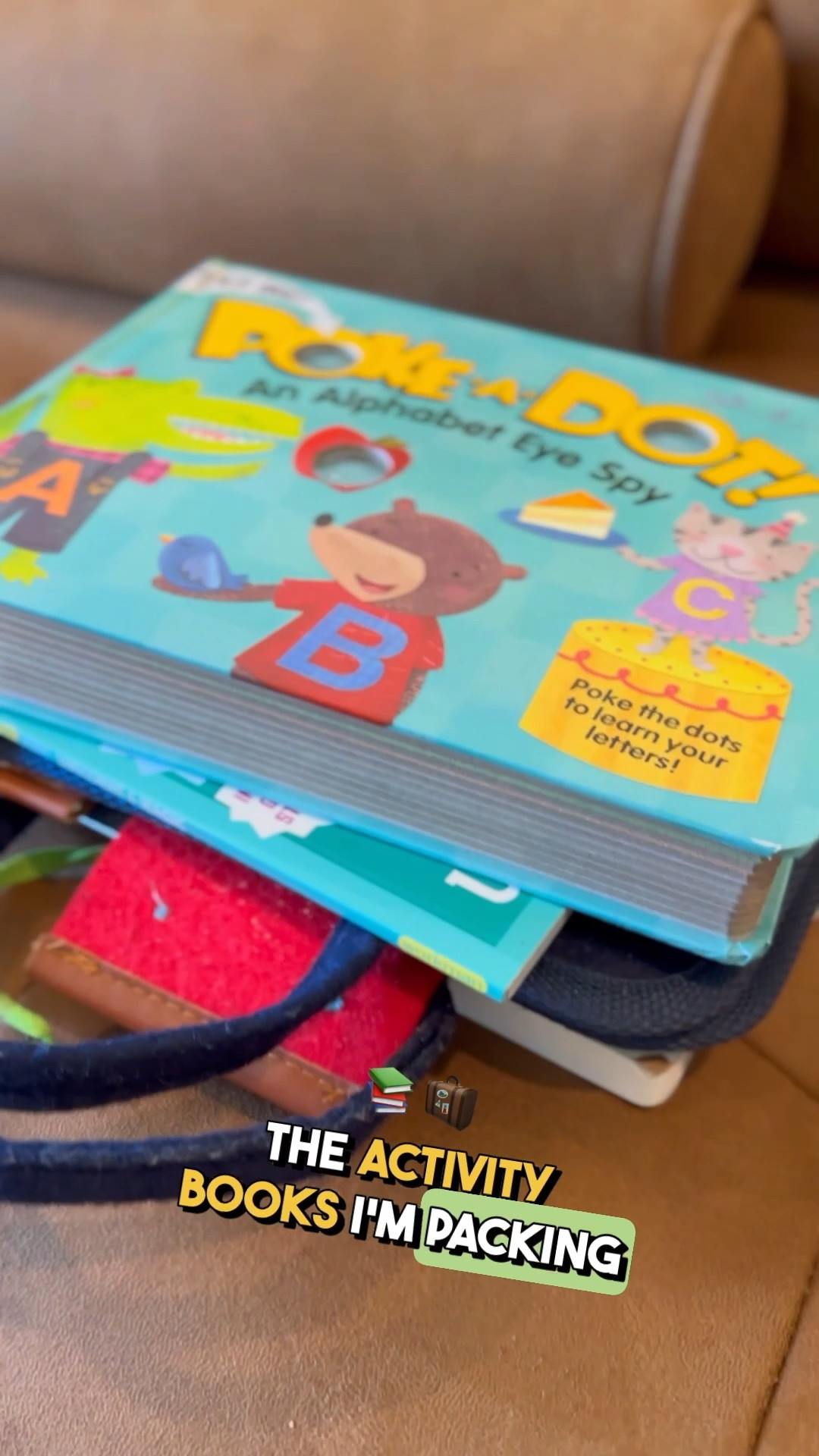 Activity books I’m packing for our road-trip for a two year old and four year old! 