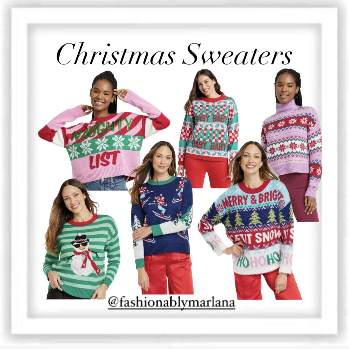 Christmas Fashion is so fun with these cute sweaters! Holiday Fashion win 🎄#LTKCyberWeek 

#LTKGiftGuide #LTKHoliday