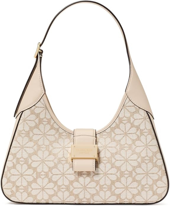 kate spade new york Spade Flower Jacquard Nouveau Small Shoulder, Natural Multi, Natural Multi, S... | Amazon (CA)