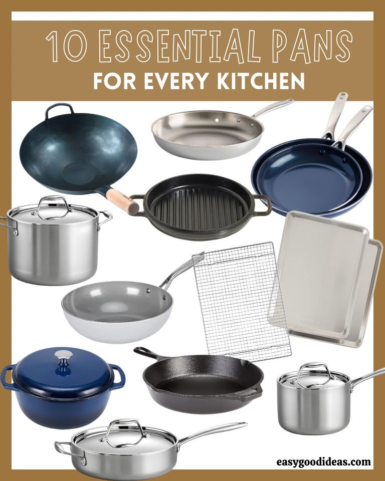 Discover the essential pots and pans for every kitchen! From Dutch ovens to skillets to even half-sheet pans! #kitchen #postandpans

#LTKHome #LTKFamily