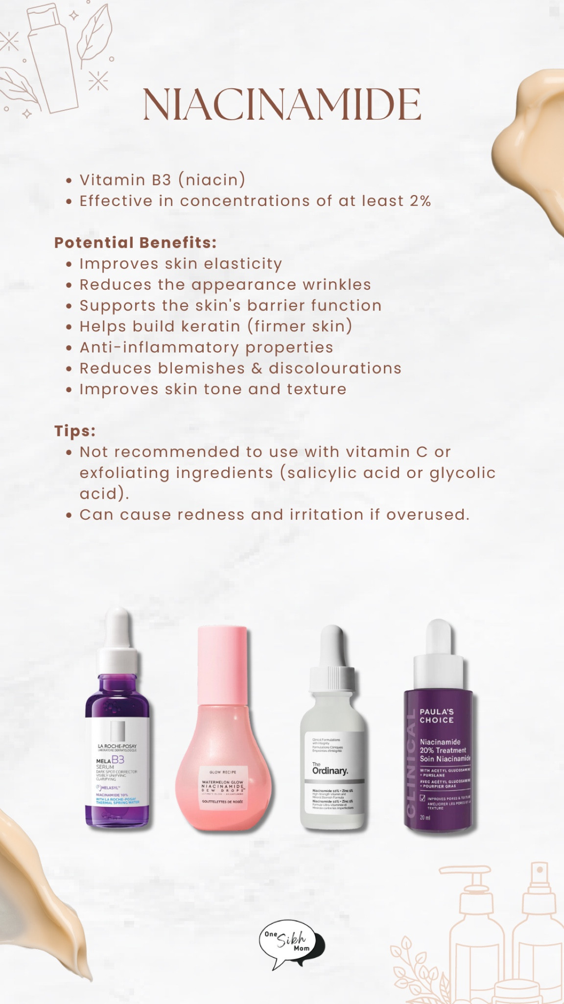Some benefits of niacinamide.

Here are a few products with niacinamide that I’ve tried.

#skincare #over40 

#LTKworkwear #LTKcanada #LTKbeauty