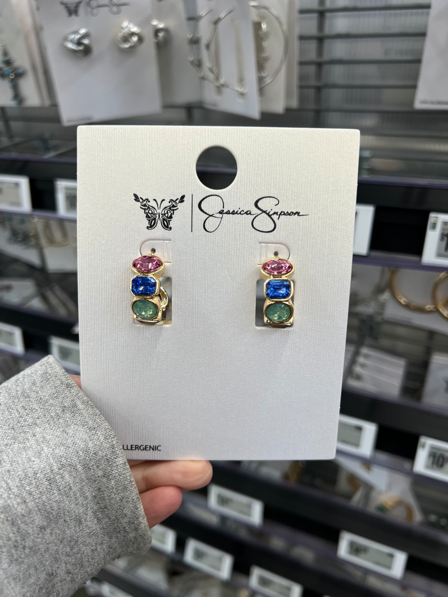 Jessica Simpson Multi Color Stone Half Hoop Earrings

#LTKootd #LTKgrwm #LTKmomlife