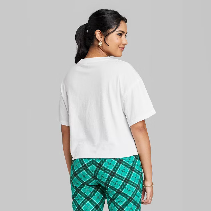 Women's Short Sleeve Relaxed Fit Cropped T-Shirt - Wild Fable™ | Target