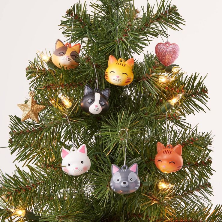 16ct Mini Cat Christmas Ornament Set - Wondershop™ | Target