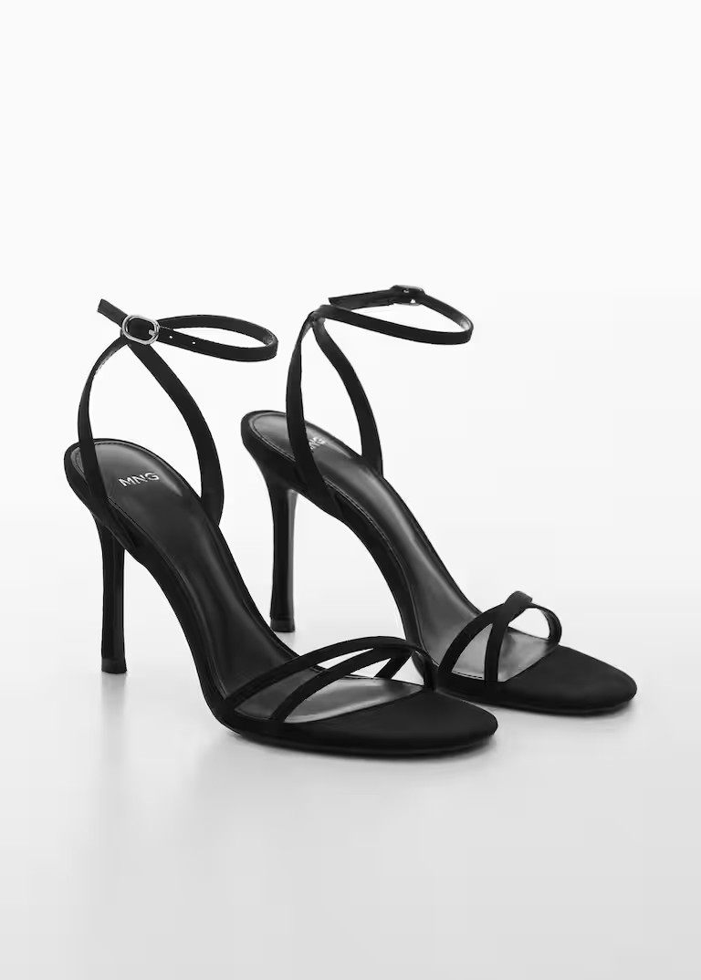 Strappy heeled sandals -  Women | Mango United Kingdom | MANGO (UK)
