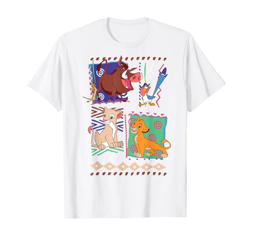Disney Lion King Simba And Timon Graphic T-Shirt T-Shirt | Amazon (US)