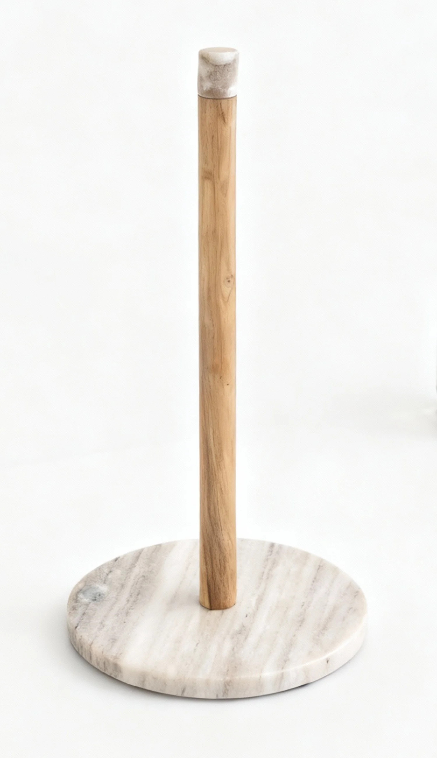 Better Homes & Gardens Wood & Marble Paper Towel Holder for Countertop Cleanup | Walmart (US)