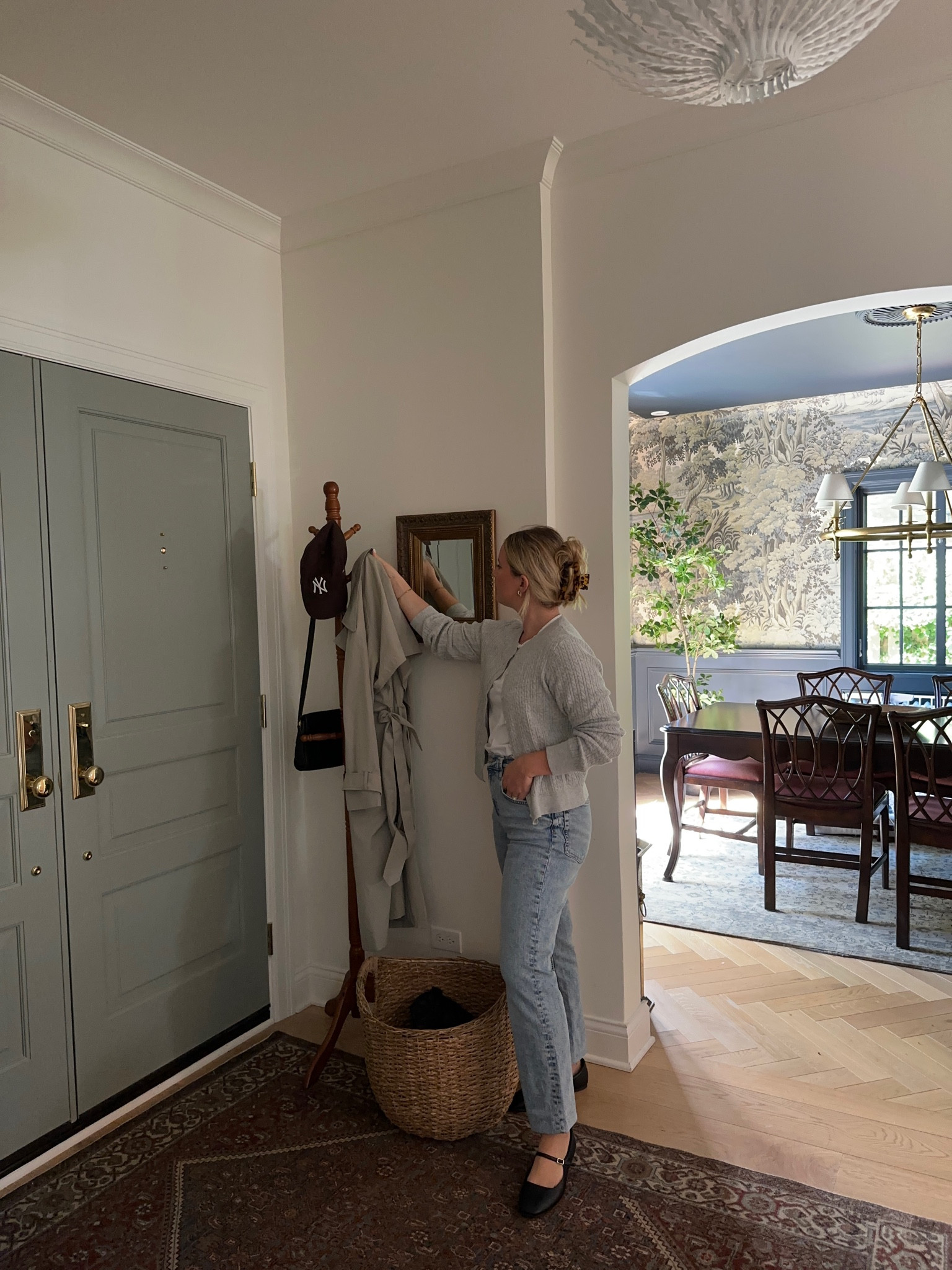 Entryway styling with coat racks! 

#LTKStyleTip #LTKHome #LTKSeasonal