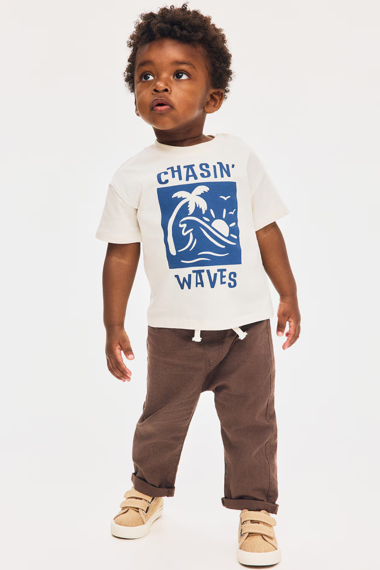 Linen-blend joggers | H&M (UK, MY, IN, SG, PH, TW, HK)