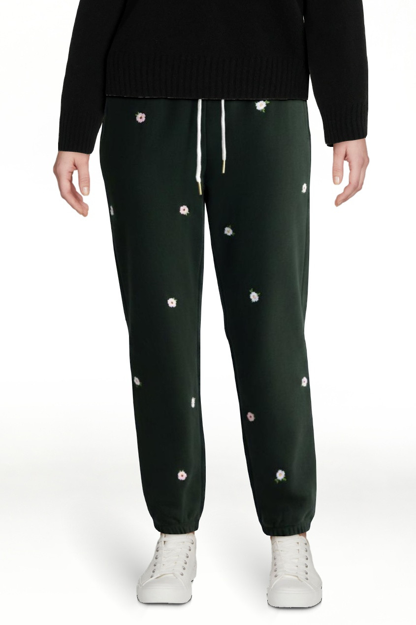 Free Assembly Women\u2019s and Women\u2019s Plus Embroidered Jogger Sweatpants, Sizes XS-4X | Walmart (US)