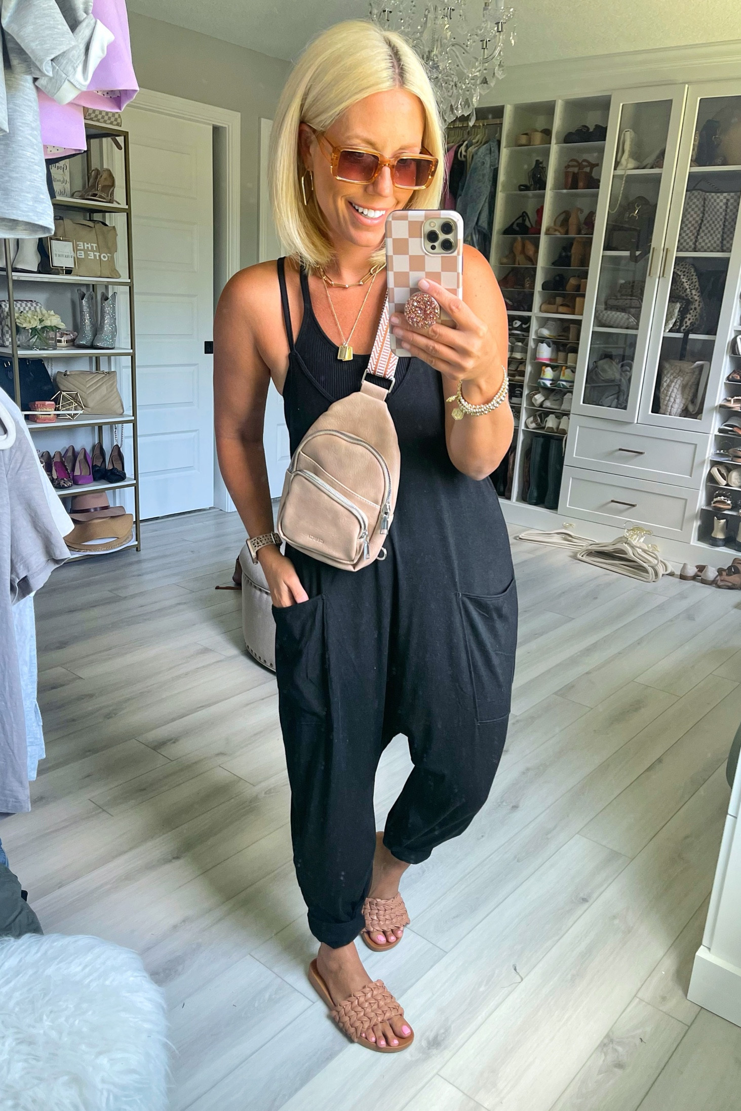 OOTD!!! You know it’s gotta be comfy!!! 
Tank XS/S
Jumpsuit small 

#LTKstyletip #LTKunder100 #LTKunder50